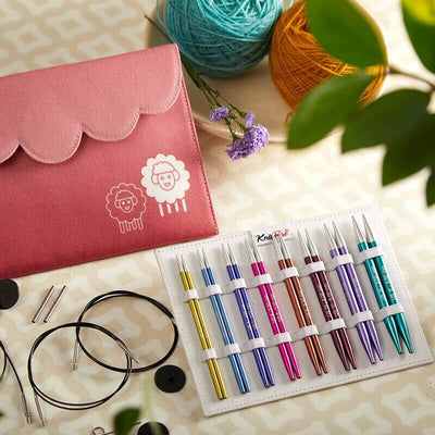 KnitPro Zing Deluxe Interchangeable Needle Set 5 inch / 13cm | Yarn Worx