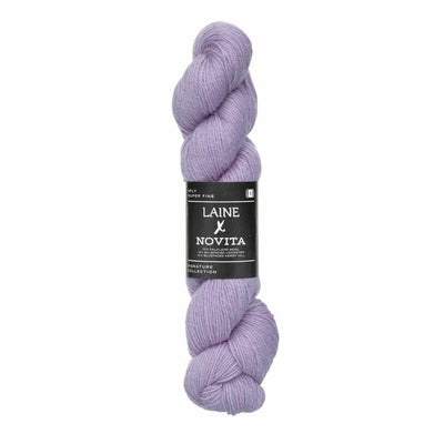 Laine X Novita 4ply Yarn - 100g shown in colourway Lilac Bloom | Yarn Worx