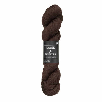 Laine X Novita 4ply Yarn - 100g shown in colourway Woodland Bark | Yarn Worx