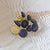Lise Tailor - Gold Glitter Shank Buttons 11mm (Navy Blue) | Yarn Worx