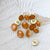 Lise Tailor - Gold Glitter Shank Buttons 11mm (Buttercup) | Yarn Worx