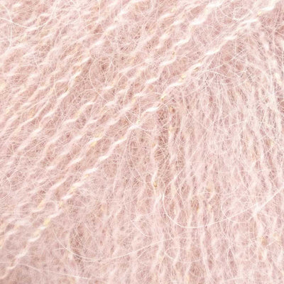 Luca-S Celestial Lace Weight yarn shown in colour 02 Light Pink | Yarn Worx