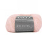 Luca-S Celestial Lace Weight yarn shown in colour 02 Light Pink | Yarn Worx