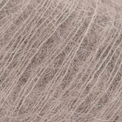 Luca-S Soft Kid-Silk Lace Weight Yarn shown in colourway 18 Oatmeal | Yarn Worx