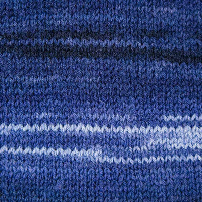 Luca-S Woolen Walk Superwash Sock Yarn shown in colourway 203-Midnight-Wave | Yarn Worx