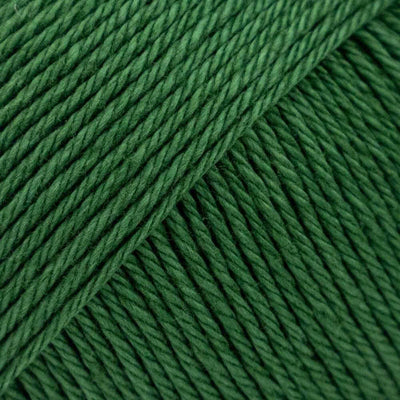 Luca-S Palermo Cotton DK Yarn shown in colourway Pine Green 256 | Yarn 