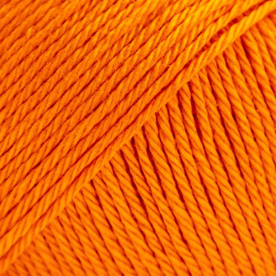 Luca-S Palermo Cotton DK Yarn shown in colourway Pumpkin 376 | Yarn 
