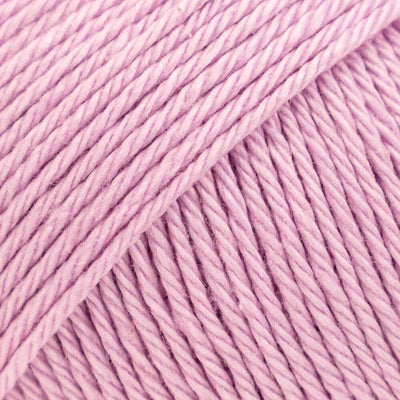Luca-S Palermo Cotton DK Yarn shown in colourway Soft Orchid 67 | Yarn 