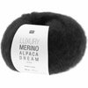 Black yarn ball with a label on a white background | Yarn Worx