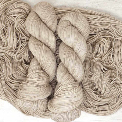 Squishy Sock - Squishy DK - Silky 4-ply - Silky DK shown in colourway Better than Beige | Yarn Worx