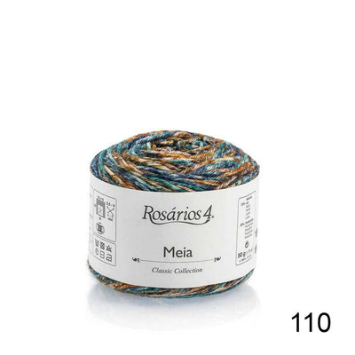 Rosarios 4 - Meia Print - 50g - Colour 110 | Yarn Worx