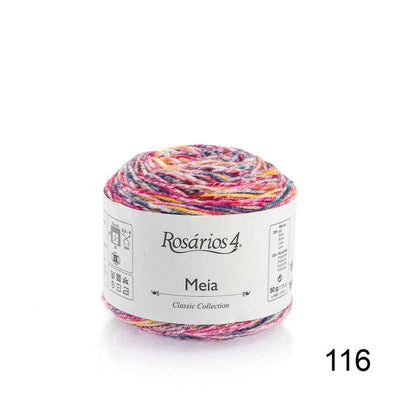 Rosarios 4 - Meia Print - 50g - Colour 116 | Yarn Worx