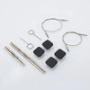 Collection of knitting needles and accessories on a white background | Yarn Worx