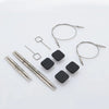 Collection of knitting needles and accessories on a white background  Yarn Worx