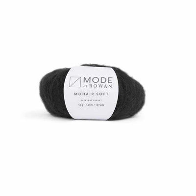 Mode at Rowan - Mohair Soft Aran - 50g shown in colourway 210 Pitch | Yarn Worx