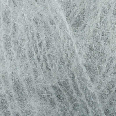 Mode at Rowan - Mohair Soft Aran - 50g shown in colourway 203 Whisper | Yarn Worx