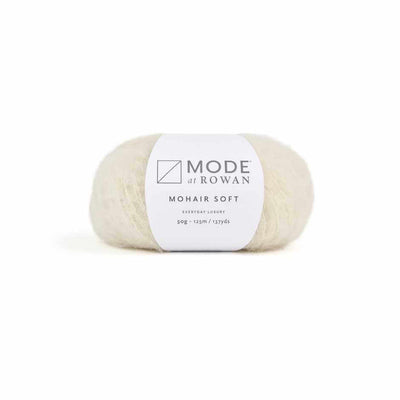 Mode at Rowan - Mohair Soft Aran - 50g shown in colourway 200 Winter | Yarn Worx