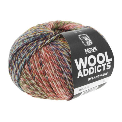 Lang - MOVE 4ply Wool Addicts - 100g shown in colourway 0013 | Yarn Worx