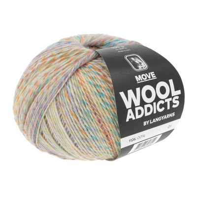 Lang - MOVE 4ply Wool Addicts - 100g shown in colourway 0014 | Yarn Worx