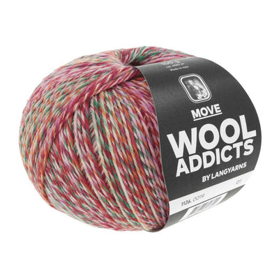 Lang - MOVE 4ply Wool Addicts - 100g shown in colourway 0019 | Yarn Worx