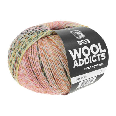 Lang - MOVE 4ply Wool Addicts - 100g shown in colourway 0020 | Yarn Worx