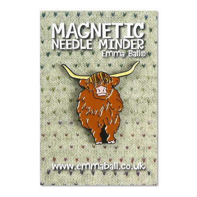 Emma Ball - Highland Cow Needle Minder | Yarn Worx