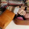 Re:Designed - Project 9 - Knitting & Crochet Case shown in Walnut and Gold | Yarn Worx