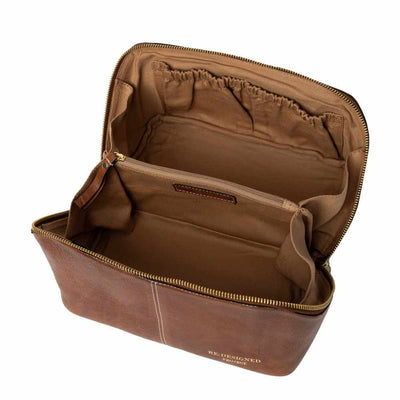 Re:Designed - Project 9 - Knitting & Crochet Case shown in Walnut and Gold | Yarn Worx