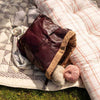 Re:Designed - Project 101 - Large Roll Top Bag shown in Dark Cherry | Yarn Worx