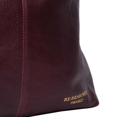 Re:Designed - Project 101 - Large Roll Top Bag shown in Dark Cherry | Yarn Worx