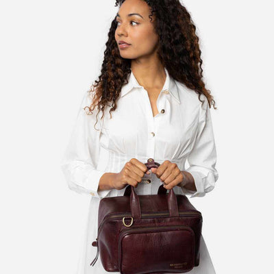 Re:Designed - Project 39 - Knitting Case in Dark Cherry colour | Yarn Worx