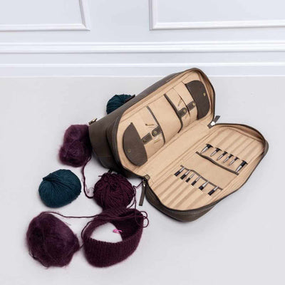 Re:Designed - Project 45 Knitting Case in Dark Green | Yarn Worx