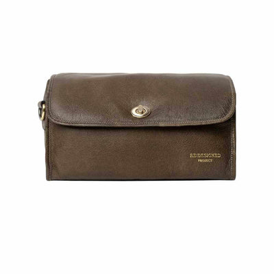 Re:Designed - Project 74 - Cross Body Knitting Project Case shown in Dark Green colour | Yarn Worx
