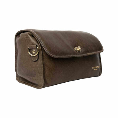 Re:Designed - Project 74 - Cross Body Knitting Project Case shown in Dark Green colour | Yarn Worx