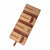 Re:Designed - Project 82 XL Fixed Circular Knitting Needle Case shown in colourway walnut and gold | Yarn Worx