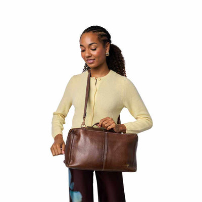 Re:Designed - Project 90 XL Knitting Case shown in Woodsmoke | Yarn Worx