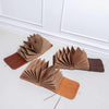 Re:Designed - Project 93 - Circular Knitting Needle Case shown in Walnut, Burned Tan and Woodsmoke | Yarn Worx