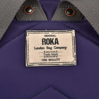 ROKA London Bantry B Recycled Nylon Bag - Mulberry | Yarn Worx