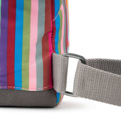 ROKA London Bantry B Recycled Canvas Bag - Multi Stripe | Yarn Worx