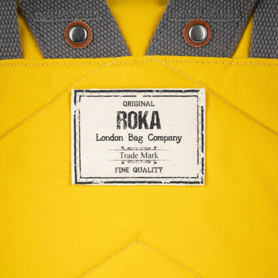 ROKA London Bantry B Recycled Nylon Bag - Mustard | Yarn Worx