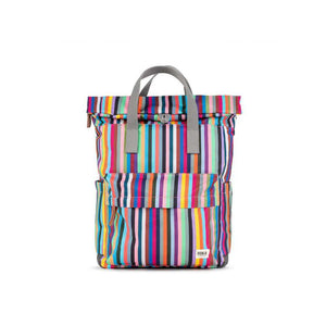 ROKA London Canfield B Recycled Canvas Bag - Multi Stripe | Yarn Worx