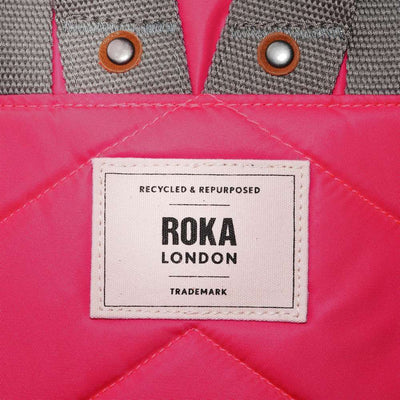 ROKA London Canfield B Recycled Nylon Bag - Sparkling Cosmo | Yarn Worx