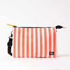 ROKA London - Carnaby XL Crossbody Bag in Coral Stripe | Yarn Worx