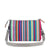 ROKA London Carnaby Crossbody XL Recycled Canvas Bag - Multi Stripe | Yarn Worx