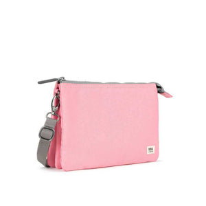 ROKA London Carnaby Crossbody XL Recycled Canvas Bag - Rose | Yarn Worx