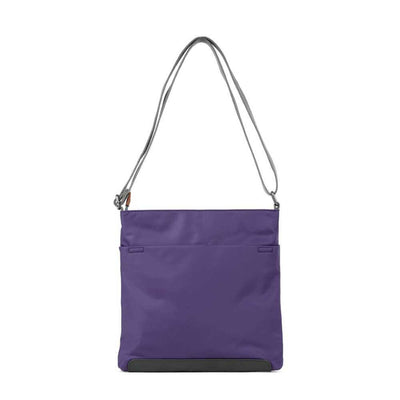 ROKA London Kennington B Crossbody Recycled Nylon Bag - Muberry | Yarn Worx