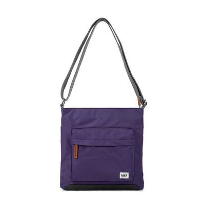 ROKA London Kennington B Crossbody Recycled Nylon Bag - Muberry | Yarn Worx