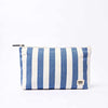 ROKA London - Maida Vale Medium Pouch in Denim Stripe | Yarn Worx