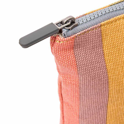 ROKA London - Maida Vale Medium Pouch in Faded Multi Stripe | Yarn Worx