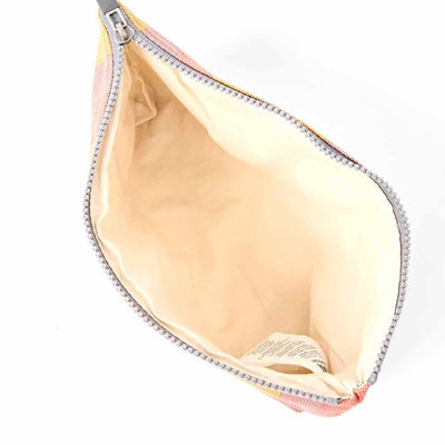 ROKA London - Maida Vale Medium Pouch in Faded Multi Stripe | Yarn Worx